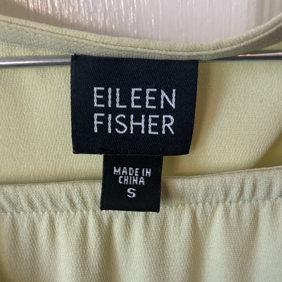 Eileen Fisher Light Green Textured Jacket and Dress Set - Picture 5 of 7